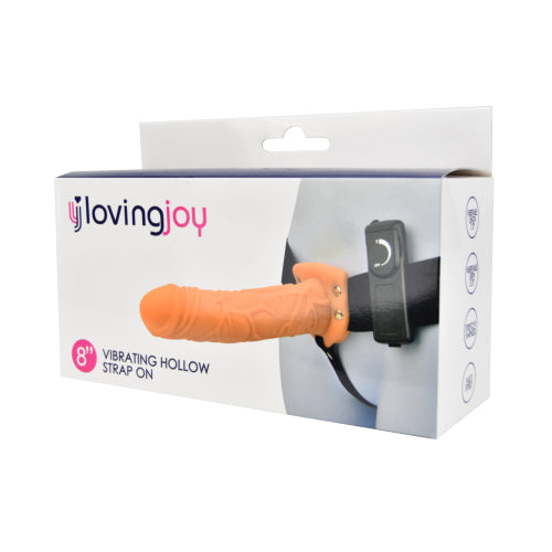 loving-joy-8-inch-vibrating-hollow-strap-on-vanilla