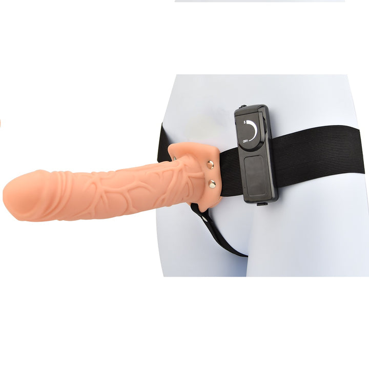 loving-joy-8-inch-vibrating-hollow-strap-on-vanilla