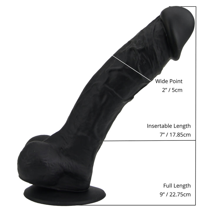 loving-joy-9-inch-realistic-silicone-dildo-with-suction-cup-and-balls-black