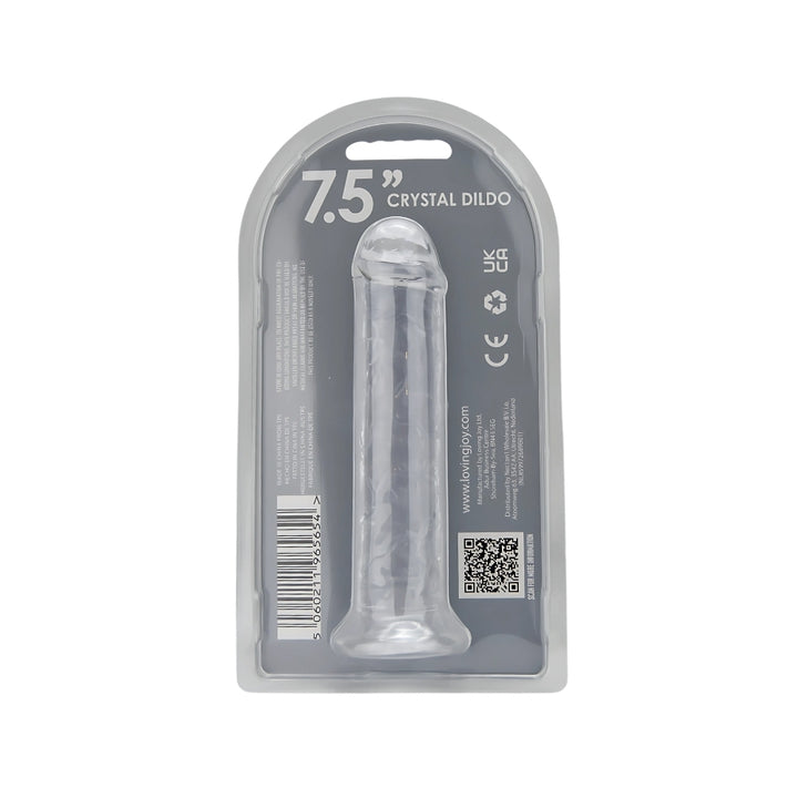 loving-joy-7-5-inch-suction-cup-dildo-clear
