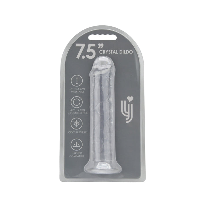 loving-joy-7-5-inch-suction-cup-dildo-clear