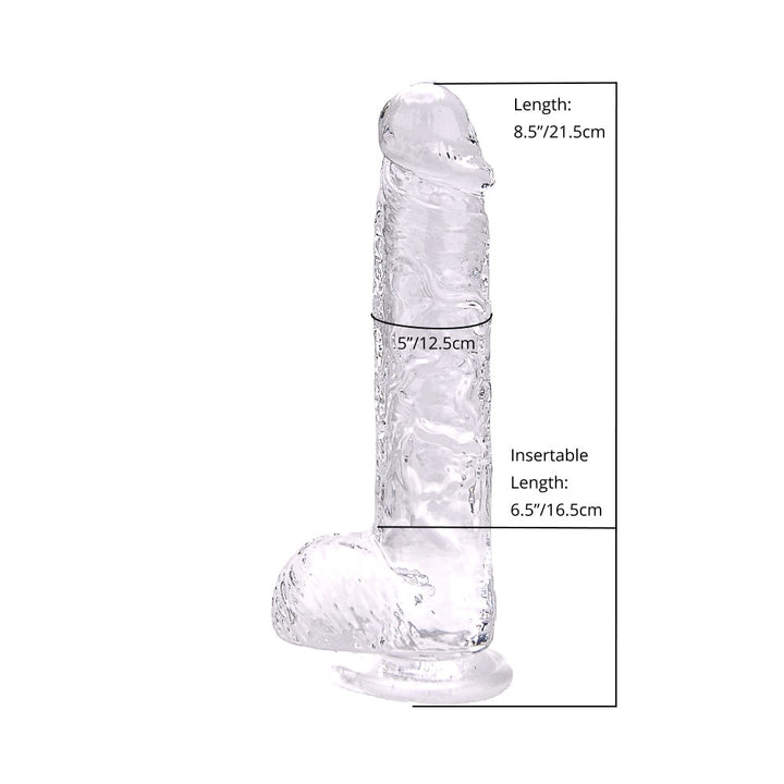 loving-joy-8-inch-dildo-with-balls-clear