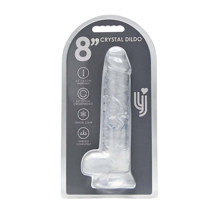 loving-joy-8-inch-dildo-with-balls-clear