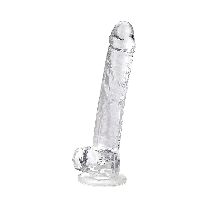 loving-joy-11-inch-dildo-with-balls-clear
