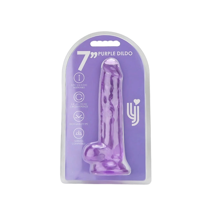 loving-joy-7-inch-dildo-with-balls-purple