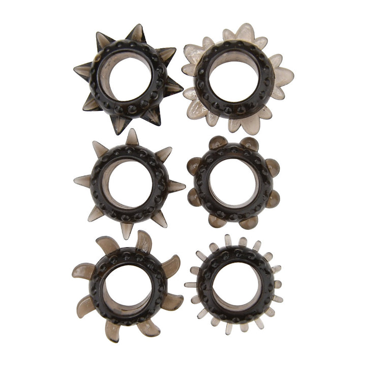 loving-joy-textured-cock-ring-set-6-pack