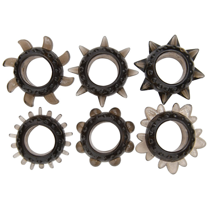 loving-joy-textured-cock-ring-set-6-pack
