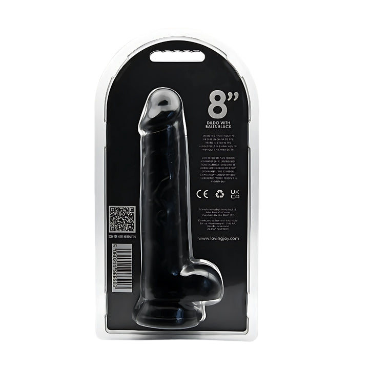 loving-joy-8-inch-dildo-with-balls-black