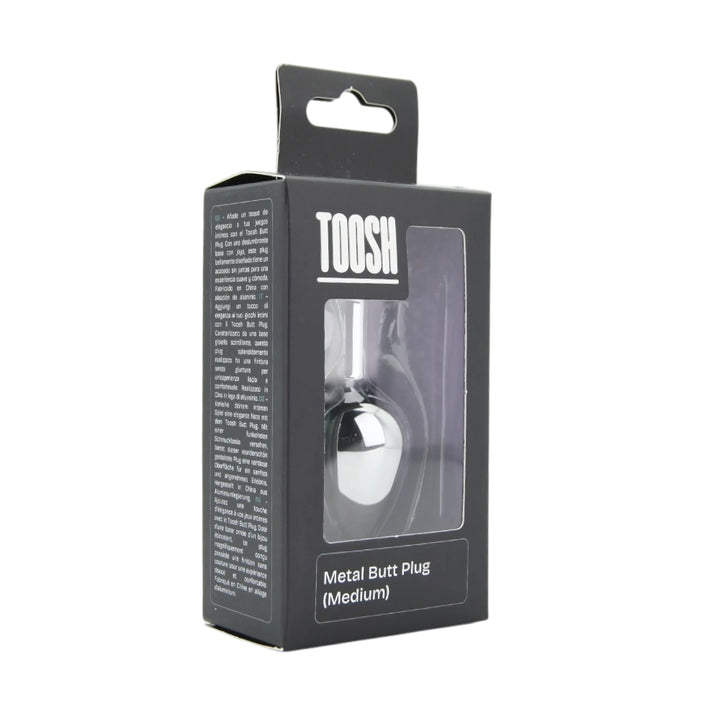 toosh-silver-metal-butt-plug-medium-clear-stone