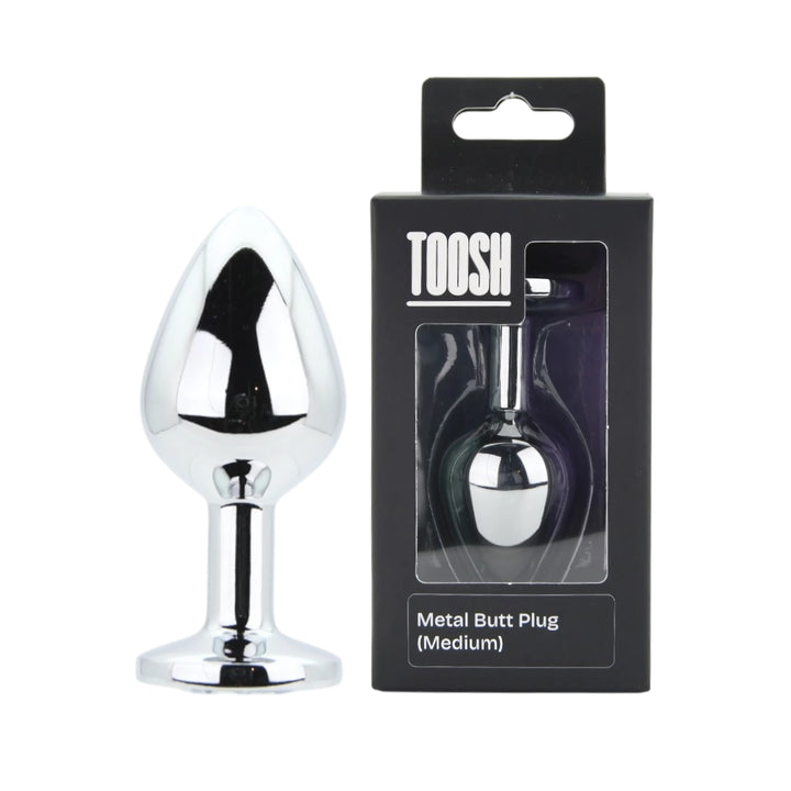 toosh-silver-metal-butt-plug-medium-clear-stone