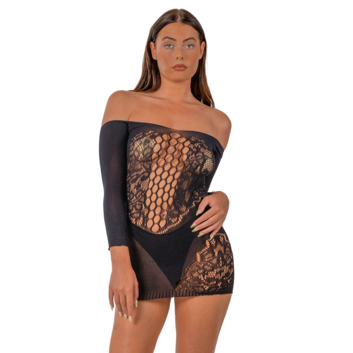 lace-by-lj-off-the-shoulder-mini-dress-black