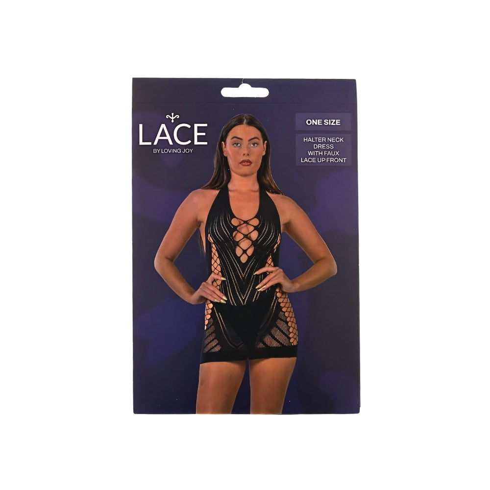 lace-by-lj-halter-neck-dress-with-faux-lace-up-front-black