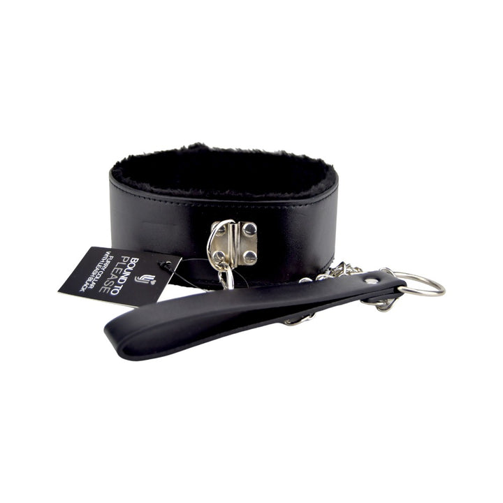 bound-to-please-furry-collar-with-leash-black