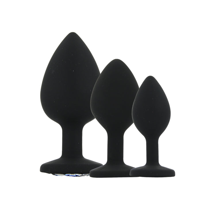 toosh-silicone-butt-plug-black-set-of-3-clear-stone